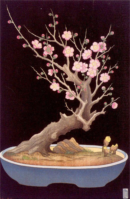 Miller, Lilian May Japanese Dwarf Plum Tree china oil painting image